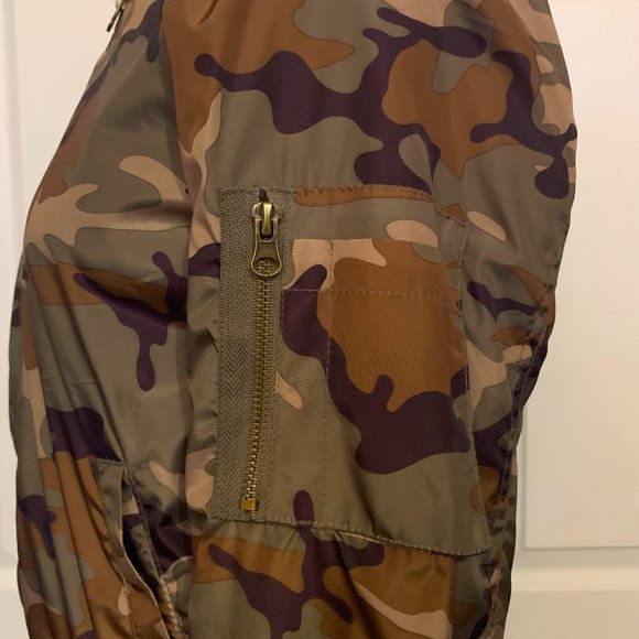 Women's Camouflage Bomber - Picture 3 of 5